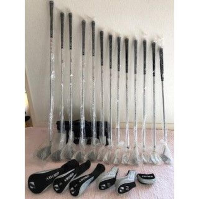 未使用品】カタナゴルフクラブ13本セット+キャディーバック・ボストン