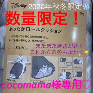 ディズニー(Disney)の数量限定品】カインズCAINZ あったかロールクッション(クッション)