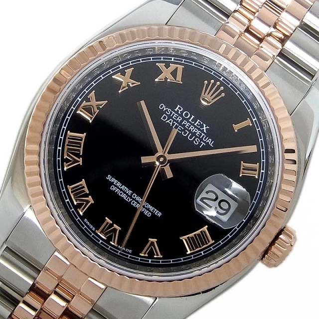 金属ベルトロレックス ROLEX デイトジャスト 腕時計 メンズ