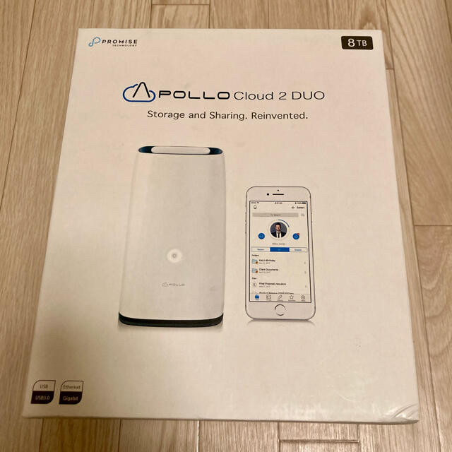 Promise Apollo Cloud 2 Duo 8TB 【NAS】PC周辺機器