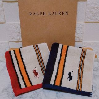 ポロラルフローレン(POLO RALPH LAUREN)のmii様専用ラルフローレンガーゼハンカチ　２点セット(ハンカチ)