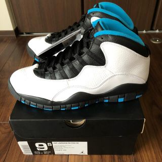 ナイキ(NIKE)のnike air jordan 10  ナイキ ジョーダン ノースカロライナ(スニーカー)