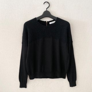 ユナイテッドアローズ(UNITED ARROWS)のユナイテッドアローズ♡黒色のデザインニット(ニット/セーター)