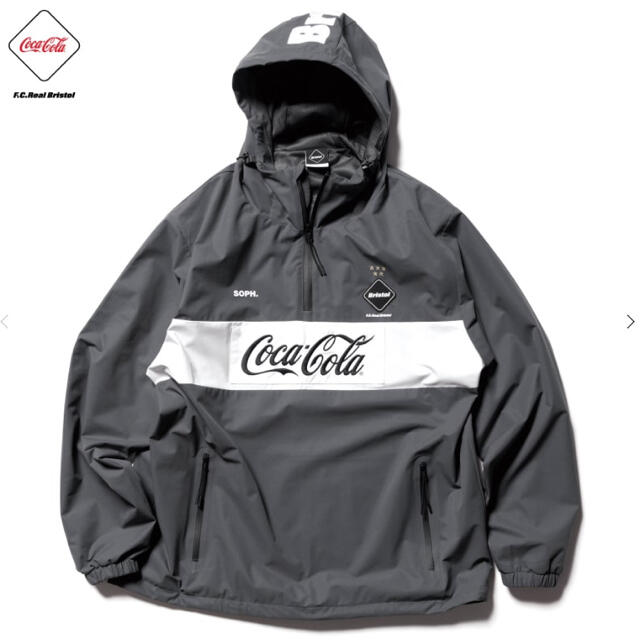 F.C.R.B.(エフシーアールビー)の20ss FCRB コカコーラ HALF ZIP ANORAK メンズのジャケット/アウター(ナイロンジャケット)の商品写真