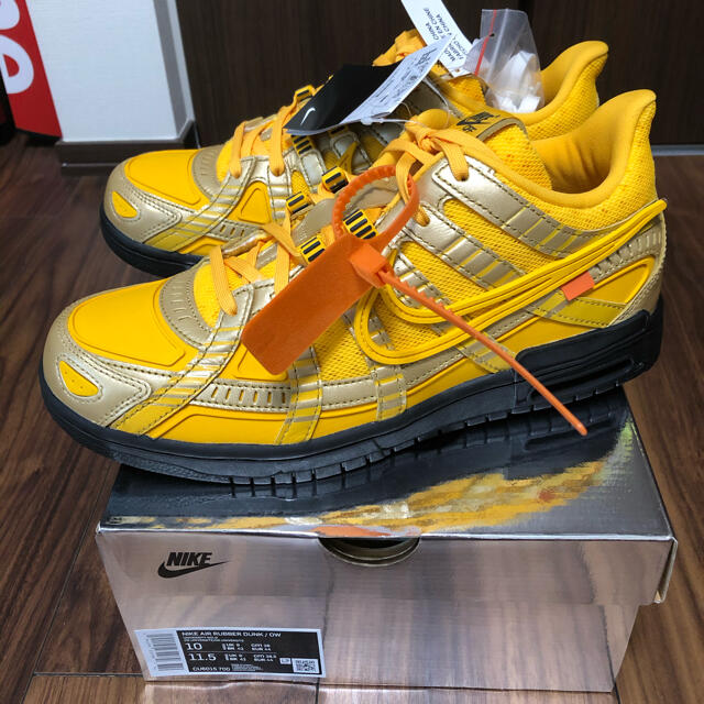 nike Off-White University Gold dunk ダンク靴/シューズ