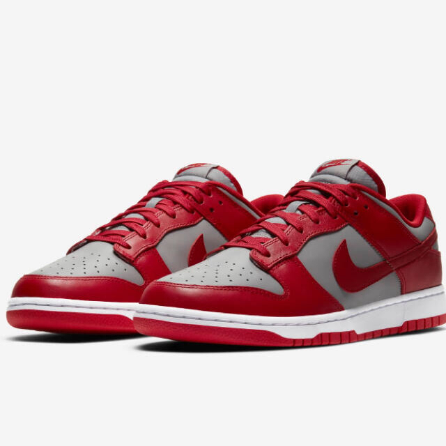 NIKE Dunk low Medium Grey 27スニーカー