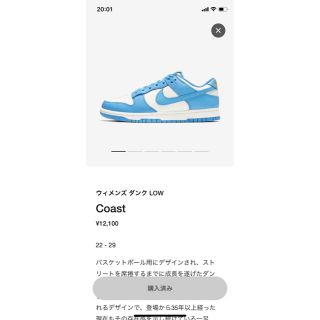 ナイキ(NIKE)のNIKE ダンク Low Coast(スニーカー)