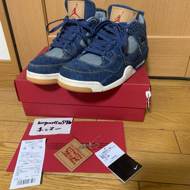 靴/シューズjordan4 retro levis nrg 28cm us10