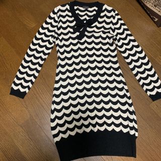 マリメッコ(marimekko)の1/25削除　最終値下げ　ニットワンピ(ひざ丈ワンピース)