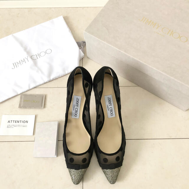 最終価格！Jimmy Choo ジミーチュウ ドット パンプス フラット