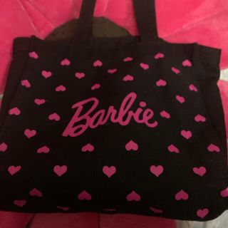 バービー(Barbie)のバービーロゴハートエコバッグトートバッグ(エコバッグ)