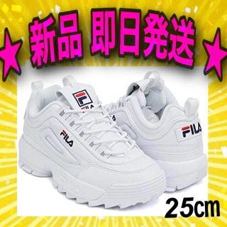 フィラ(FILA)の⭐️ 新品 即日発送 ⭐️ FILA フィラレイ スニーカー 25センチ(スニーカー)