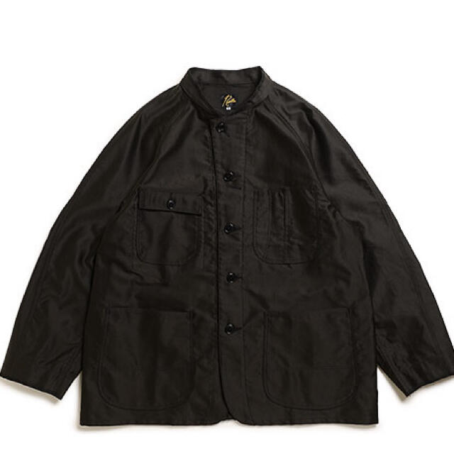 Needles(ニードルス)のCHORE COAT-COTTON MOLESKIN BLACK M メンズのジャケット/アウター(カバーオール)の商品写真