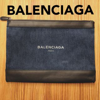 バレンシアガ　BALENCIAGA クラッチバック　デニム