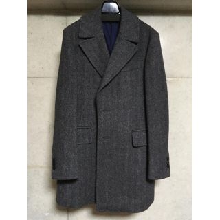 スーツカンパニー(THE SUIT COMPANY)のTHE SUIT COMPANY ウール メルトン シングル ポロコート(チェスターコート)