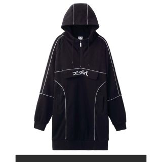 エックスガール(X-girl)の新品 X-girl  SWEAT ANORAK ワンピース(ひざ丈ワンピース)