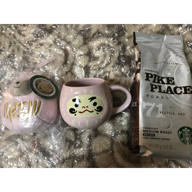 Starbucks Coffee(スターバックスコーヒー)のスターバックス　Starbucks 福袋　マグダルマ　ベアリスタダルマ インテリア/住まい/日用品のキッチン/食器(グラス/カップ)の商品写真