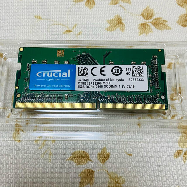 crucial DDR4-2666 SODIMM 8GB×2枚