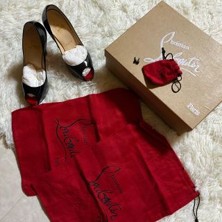 クリスチャンルブタン(Christian Louboutin)の美品クリスチャンルブタン　オープントゥ　(ハイヒール/パンプス)