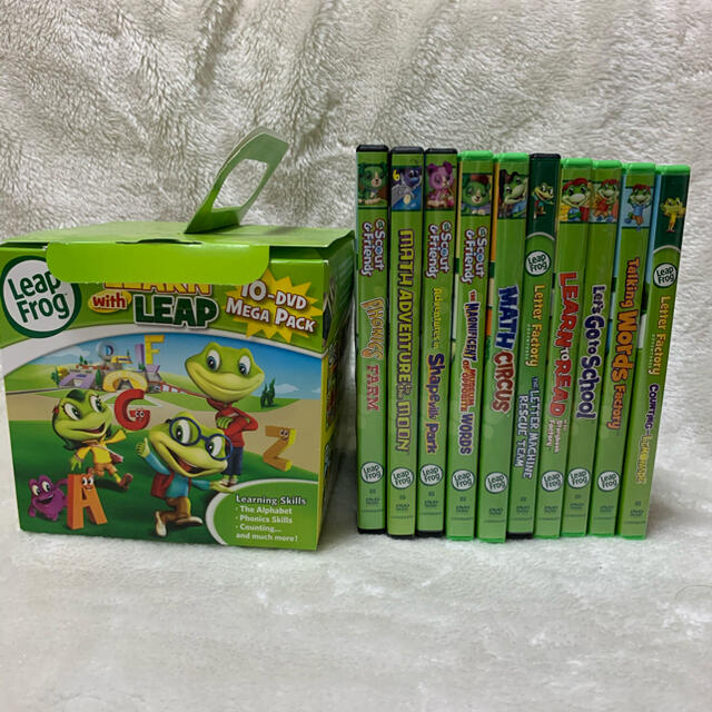 Leap Frog DVD セット　10枚＋1枚　mega pack 英語