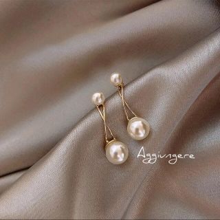 スナイデル(SNIDEL)のパールピアス　ツイストパールピアス(ピアス)