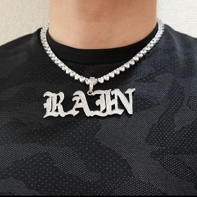 ゴシック調 フルオーダーメイド カスタムイニシャル CZ 文字 ネックレス ゴシック調 フルオーダーメイド カスタムイニシャル CZ 文字 ネックレス