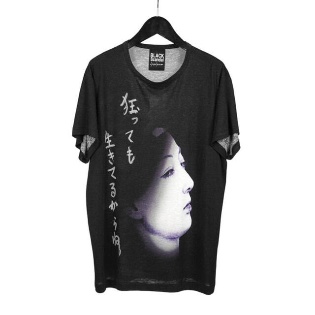 Yohji Yamamoto(ヨウジヤマモト)のYohji Yamamoto [HN-T18-273 / 顔柄丸首半袖A] メンズのトップス(Tシャツ/カットソー(半袖/袖なし))の商品写真