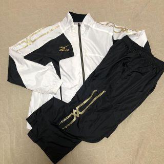 ミズノ(MIZUNO)の美品/ミズノ/ウィンドブレーカー/ユニセックス/ウォーマー/上下セット/Sサイズ(トレーニング用品)