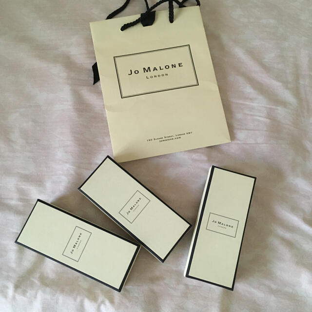 Jo Malone(ジョーマローン)のjomalone  ジョーマローン ショップ袋 ギフトボックス3箱 レディースのバッグ(ショップ袋)の商品写真