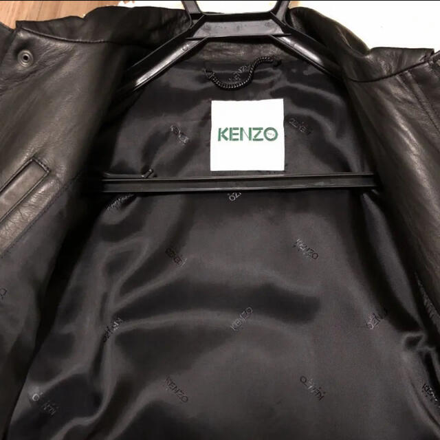KENZO - KENZO レザージャケットの通販 by yuha's shop KENZO - KENZO レザージャケットの通販 by yuha's shop