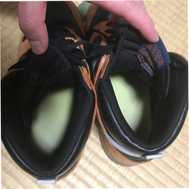 NIKE(ナイキ)のナイキ　ダンクハイ　Hoop Orange ブラック　オレンジ　27.5 メンズの靴/シューズ(スニーカー)の商品写真