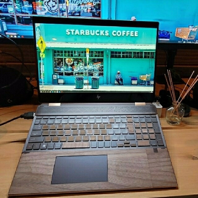 HP Spectre x360 15-df0xxx 4Kディスプレイスマホ/家電/カメラ