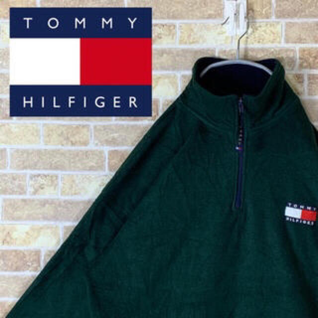 TOMMY HILFIGER(トミーヒルフィガー)のTOMMY HILFIGER ハーフジップ　フリース メンズのトップス(スウェット)の商品写真