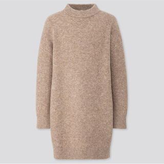 ユニクロ(UNIQLO)のスフレヤーンワンピース　130(ワンピース)