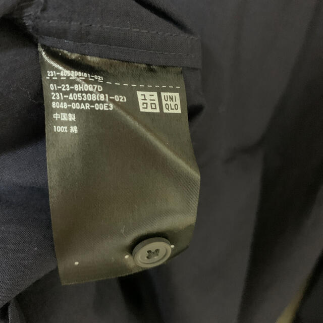 UNIQLO(ユニクロ)のユニクロ　ノーカラー　シャツ　ブラウス レディースのトップス(シャツ/ブラウス(長袖/七分))の商品写真