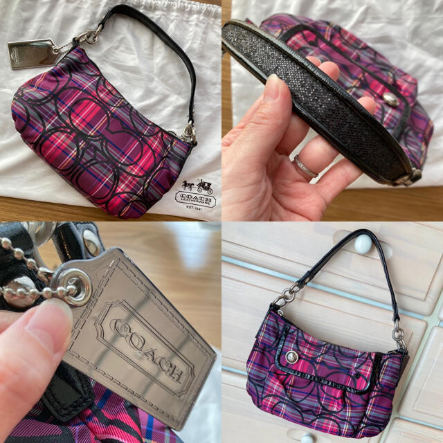 COACH(コーチ)の【こたろー様専用】コーチ チェック柄 ショルダーバッグ レディースのバッグ(ショルダーバッグ)の商品写真