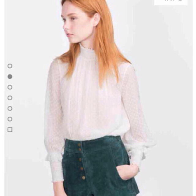 ZARA(ザラ)の完売シフォンブラウス♡ レディースのトップス(シャツ/ブラウス(長袖/七分))の商品写真