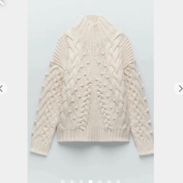 ZARA(ザラ)のZARA ザラ　ケーブルニットセーター レディースのトップス(ニット/セーター)の商品写真