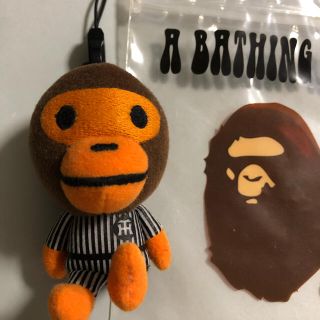 アベイシングエイプ(A BATHING APE)のAPE マイロマスコット　阪神コラボ(キーホルダー)