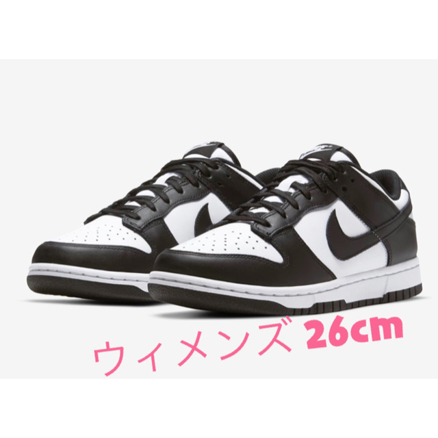 NIKE(ナイキ)のNIKE WMNS DUNK LOW "WHITE/BLACK" レディースの靴/シューズ(スニーカー)の商品写真