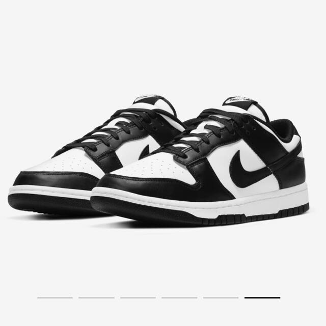 NIKE(ナイキ)のNIKE DUNK LOW RETRO WHITE BLACK 27.5cm メンズの靴/シューズ(スニーカー)の商品写真