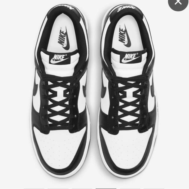 NIKE(ナイキ)のNIKE DUNK LOW RETRO WHITE BLACK 27.5cm メンズの靴/シューズ(スニーカー)の商品写真