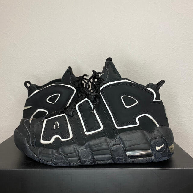 NIKE(ナイキ)の海外限定 レア 美品 NIKE GS AIR MORE UPTEMPO 25cm レディースの靴/シューズ(スニーカー)の商品写真