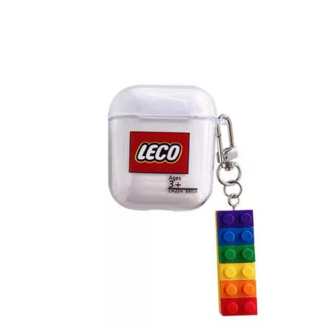 Lego(レゴ)の‼️インスタで大人気‼️AirPods ケース チャーム付 Lego スマホ/家電/カメラのオーディオ機器(ヘッドフォン/イヤフォン)の商品写真