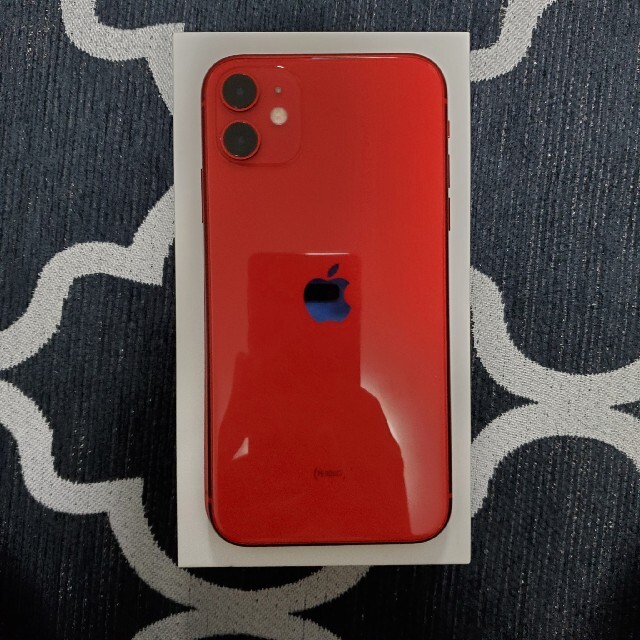 iPhone 11 128GB RED SIMフリー 美品 - スマートフォン本体