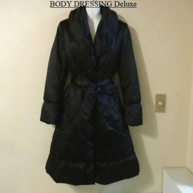 BODY DRESSING Deluxe(ボディドレッシングデラックス)のボディドレッシングデラックス♡光沢ロングコート レディースのジャケット/アウター(ダウンコート)の商品写真