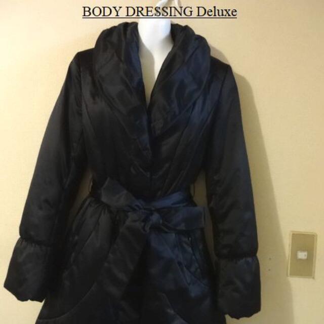 BODY DRESSING Deluxe(ボディドレッシングデラックス)のボディドレッシングデラックス♡光沢ロングコート レディースのジャケット/アウター(ダウンコート)の商品写真