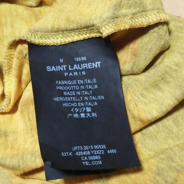 サンローラン SAINT LAURENT 16SS パームツリー Tシャツ