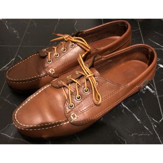 ラッセルモカシン(RUSSELL MOCCASIN)の80年代　アメリカ製　BASS  バス　モカシン  デッキシューズ  (デッキシューズ)