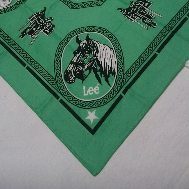 Lee(リー)のLee☆バンダナ緑 レディースのファッション小物(バンダナ/スカーフ)の商品写真